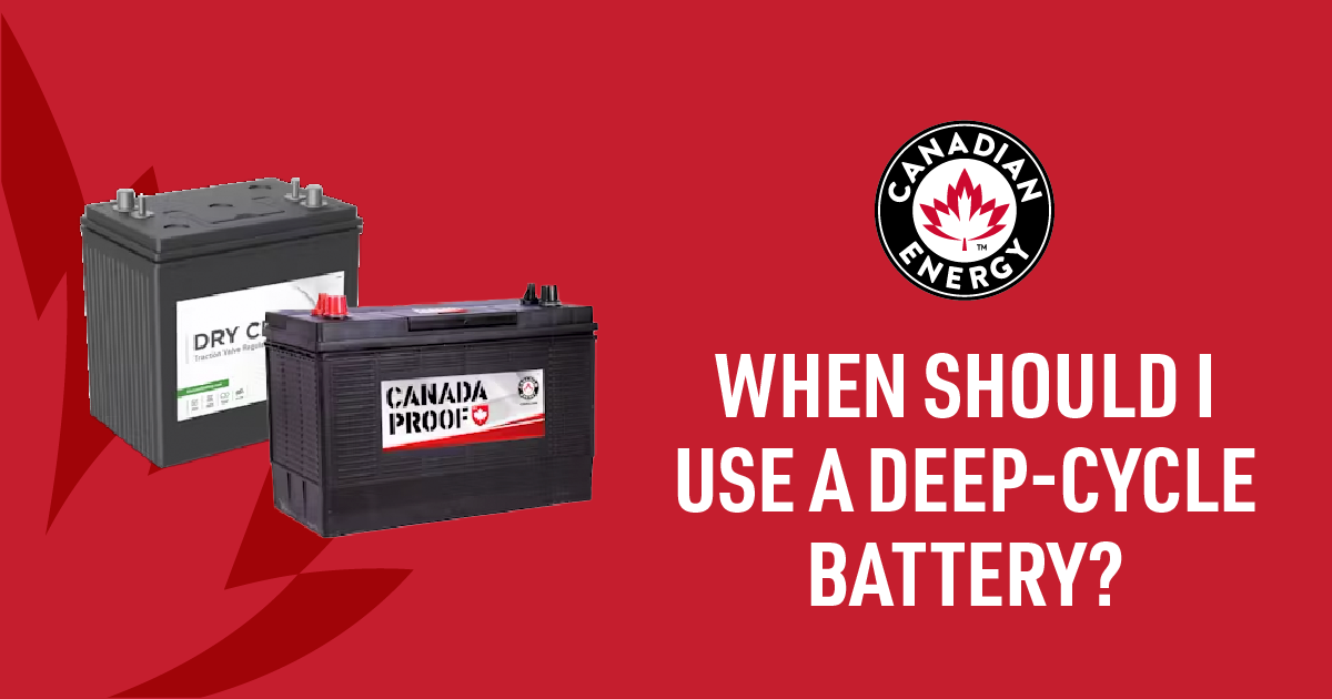When Should I Use a Deep Cycle Battery?